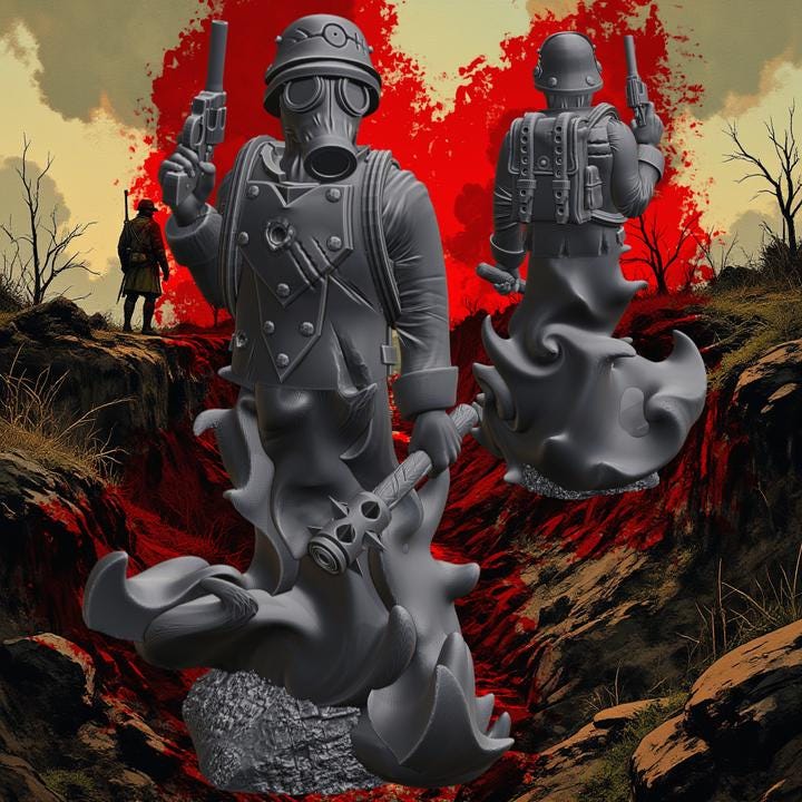 Trench Ghosts themed Warband
