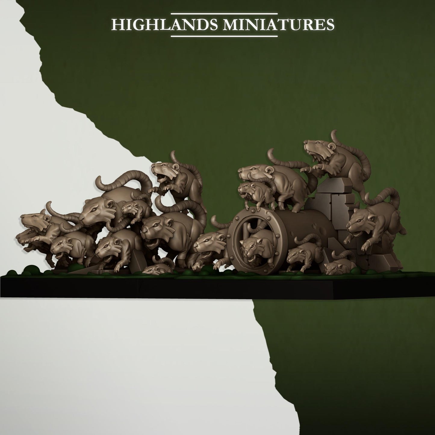 Sewer Rats Vermin Rat Swarms | Sewer Rats Army Collection | Highland Miniatures