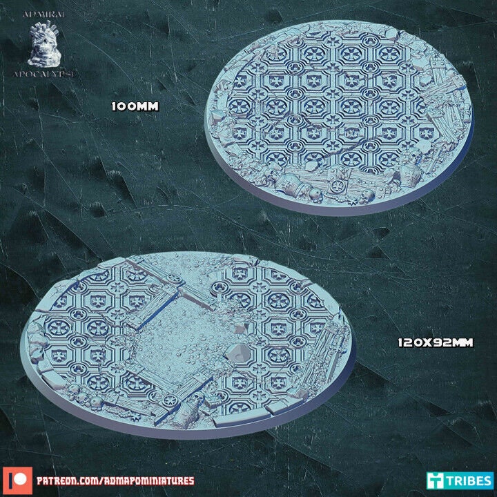 Crusader Scenic Bases | Holy War Fantasy Wargaming Bases | Admiral Apocalypse