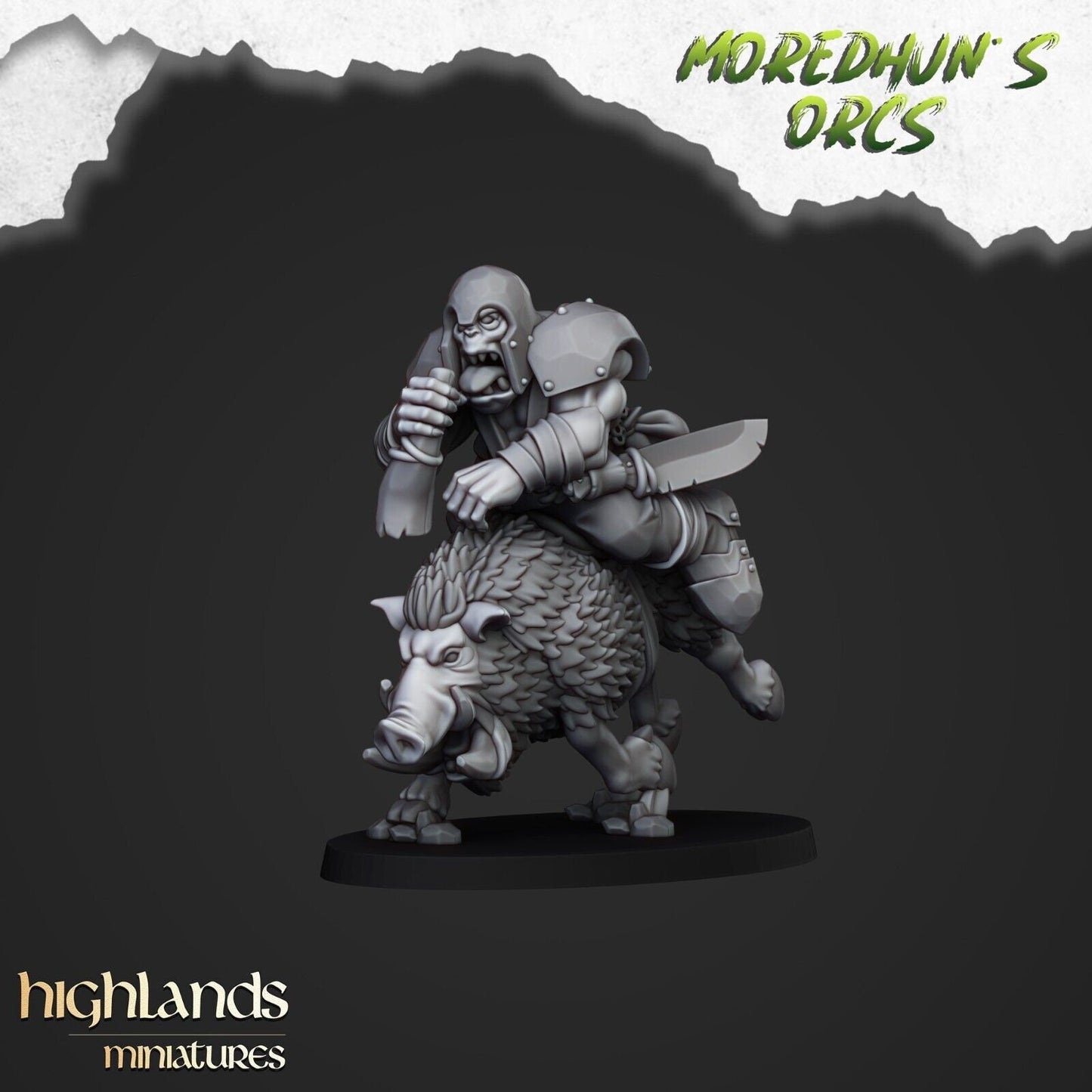 Moredhun's Orc Boar Boys – Mounted Spear Cavalry