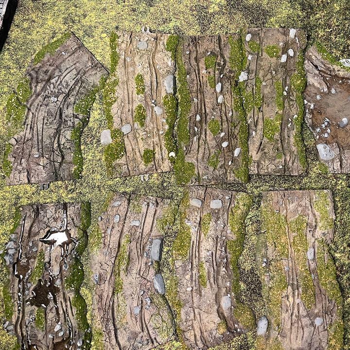 Modular Road Sections | WW1 WW2 Fantasy & Sci-Fi Wargaming Terrain | MTG Terrain & Scenery