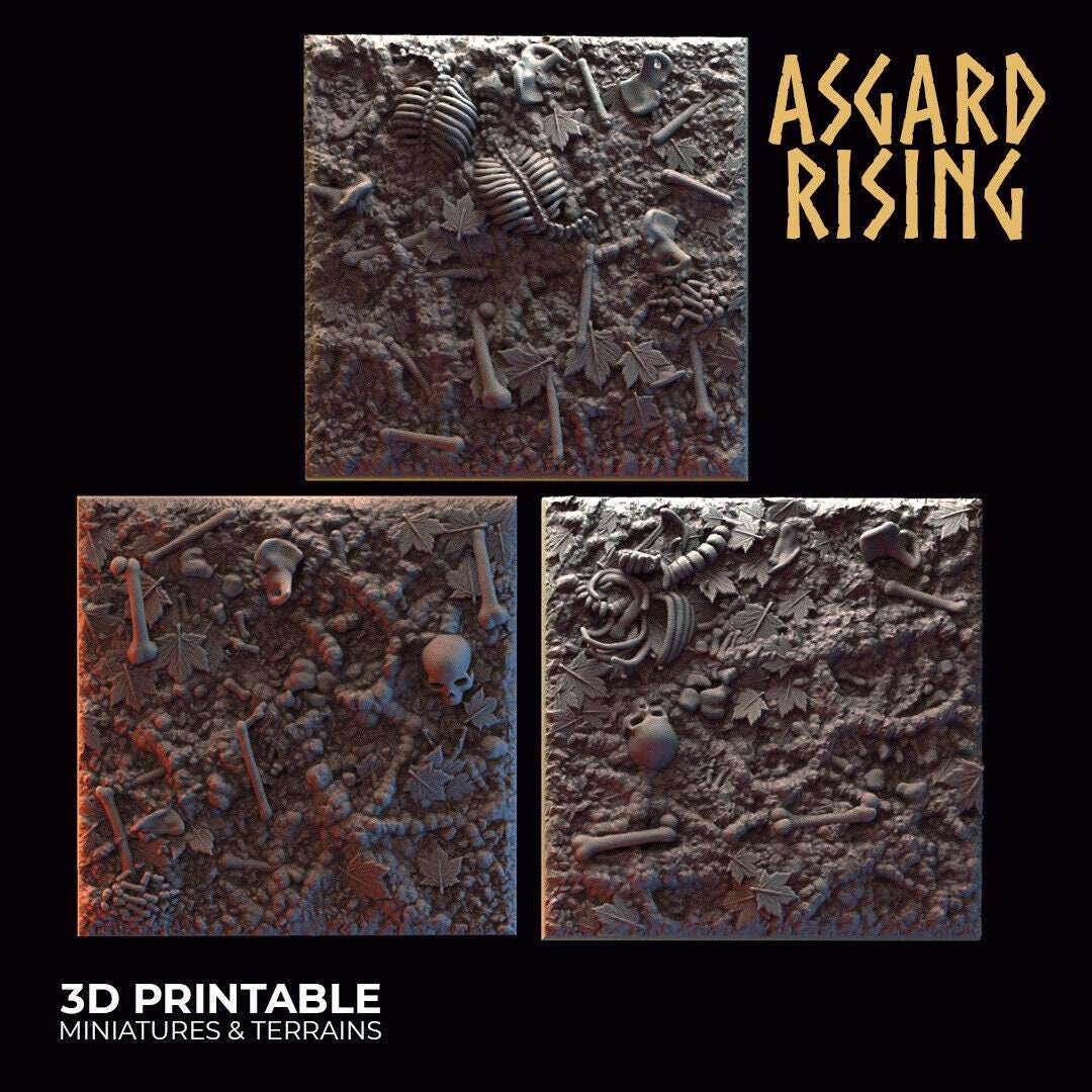 Ritual Death Grounds Scenic Bases for Fantasy Wargaming