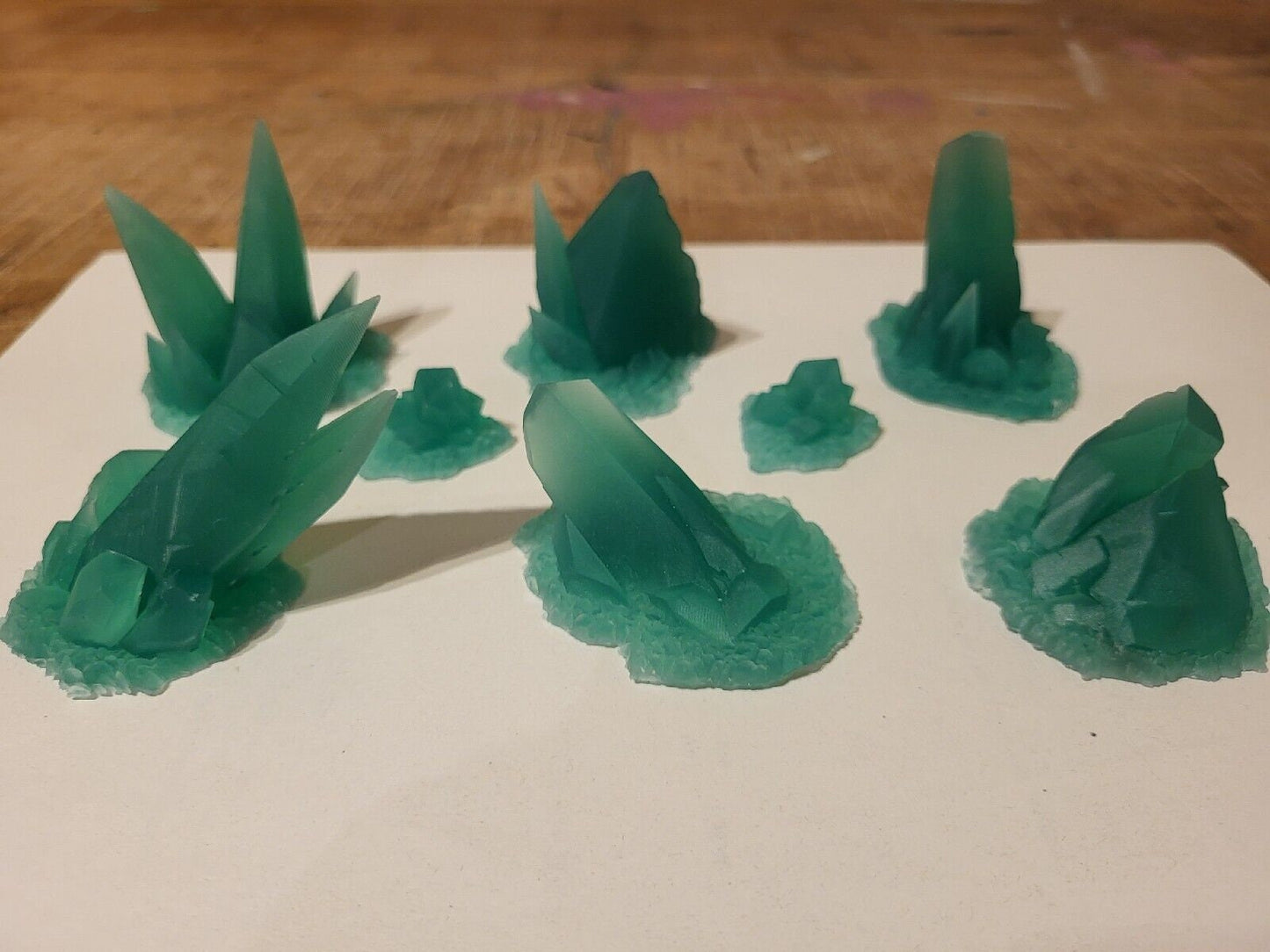 Crystal Rock Formation Scatter Terrain | 3D Printed | Wargaming