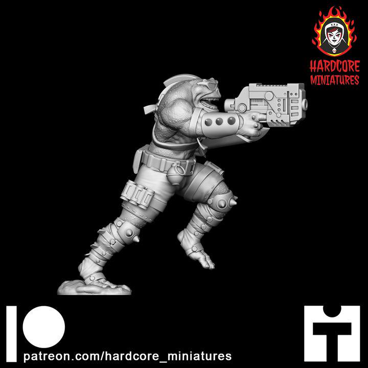 Alien Fighter Trio | Zitz, Rash & Pimple | Sci-Fi Wargaming Miniatures | Hardcore Miniatures