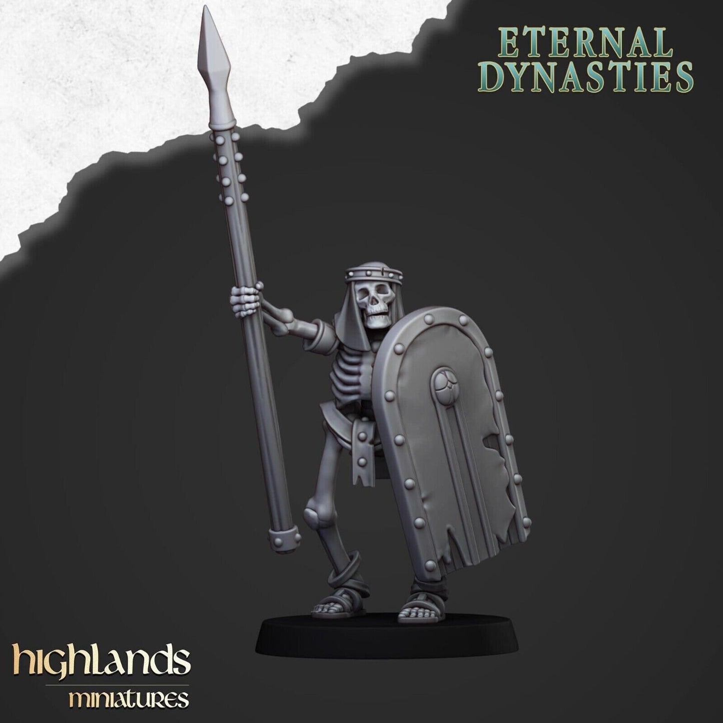Eternal Dynasties Skeleton Warriors with Spears