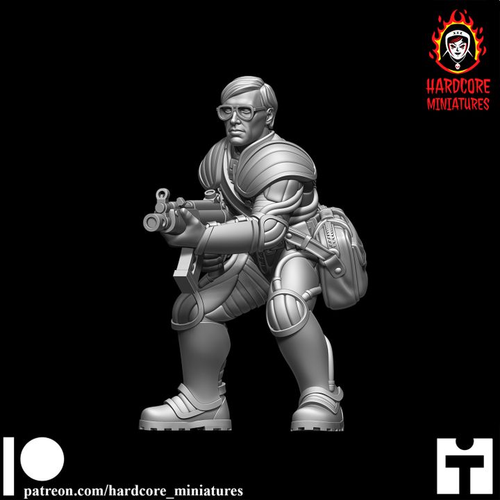 Nakatomi Gang & Gang Leader Hans | Hollywood Sci-Fi Heist Wargaming Miniatures | Hardcore Miniatures