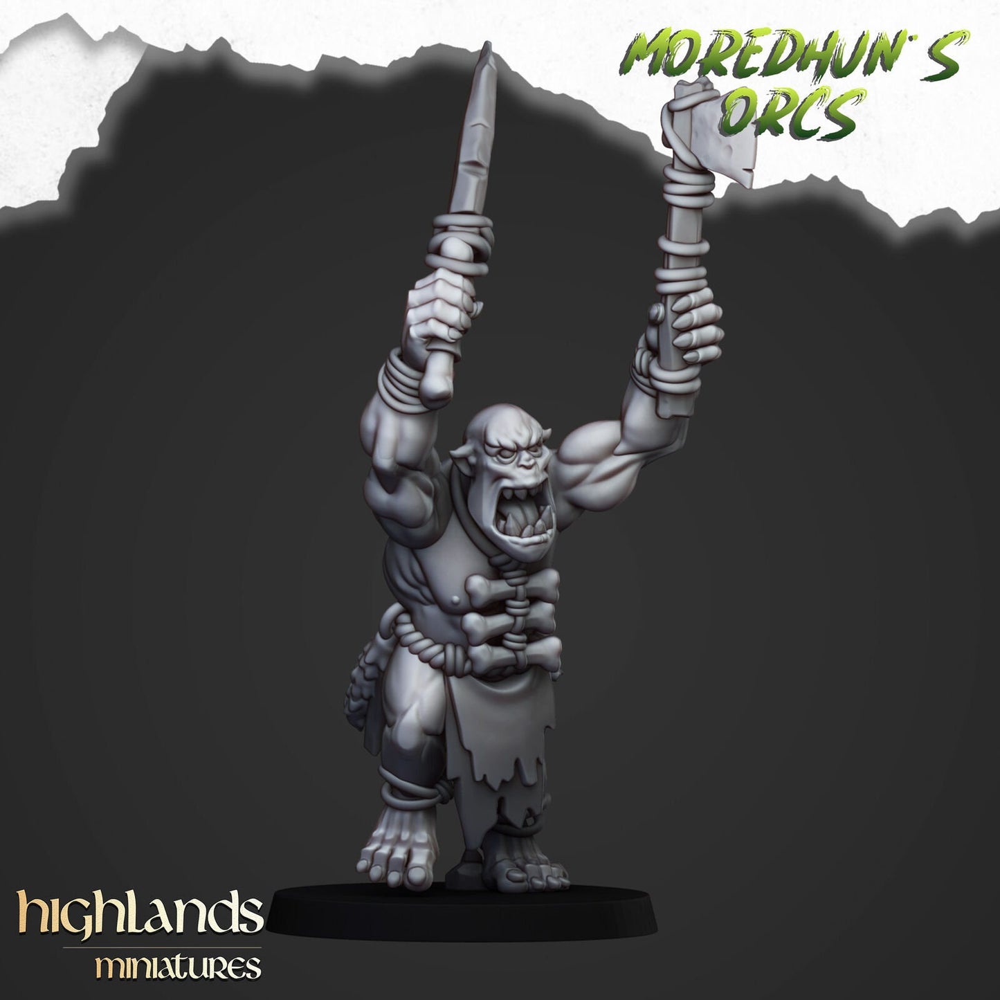 Moredhun's Cave Orc Warriors – Orc & Goblin Hand Weapon Infantry