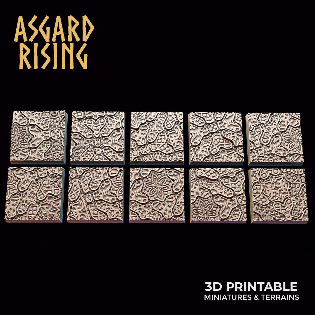 25mm Cobblestone Bases for Fantasy Wargaming