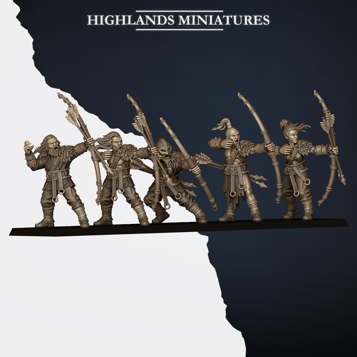 Norse Tribes Bowmen | Norse Tribes Army Collection | Highland Miniatures