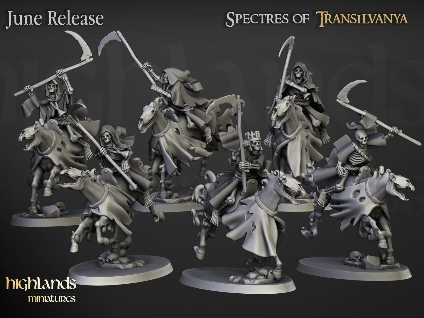 Transilvanya Spectral Knights | Transilvanya Army Collection | Highland Miniatures