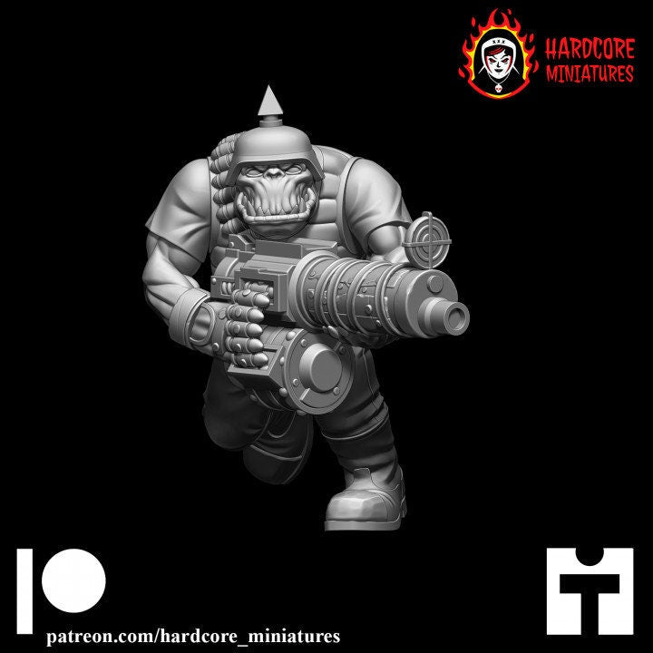Modular Space Orks | Build-Your-Own Greenskin Warband | Hardcore Miniatures