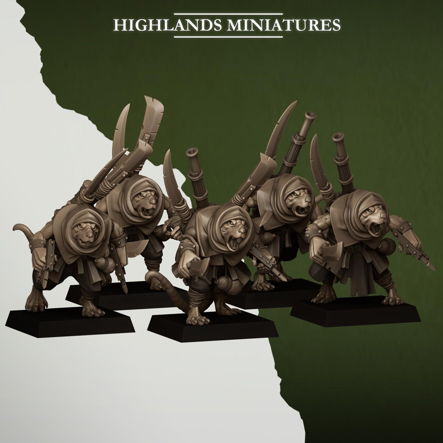 Sewer Rats Vermin Smugglers | Sewer Rats Army Collection | Highland Miniatures