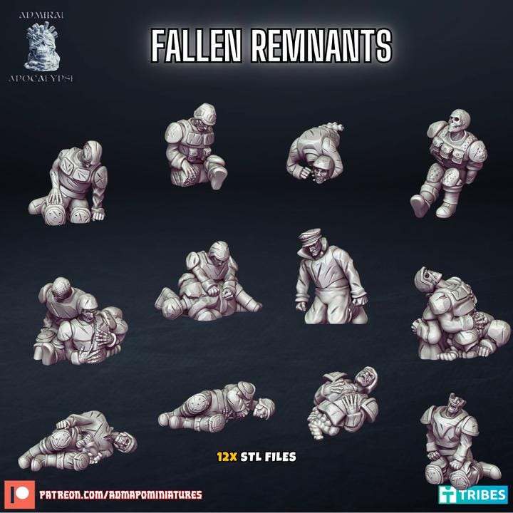 Xenos Infested Basing Bits & Scatter | Alien Horror Sci-Fi Wargaming Terrain | Admiral Apocalypse