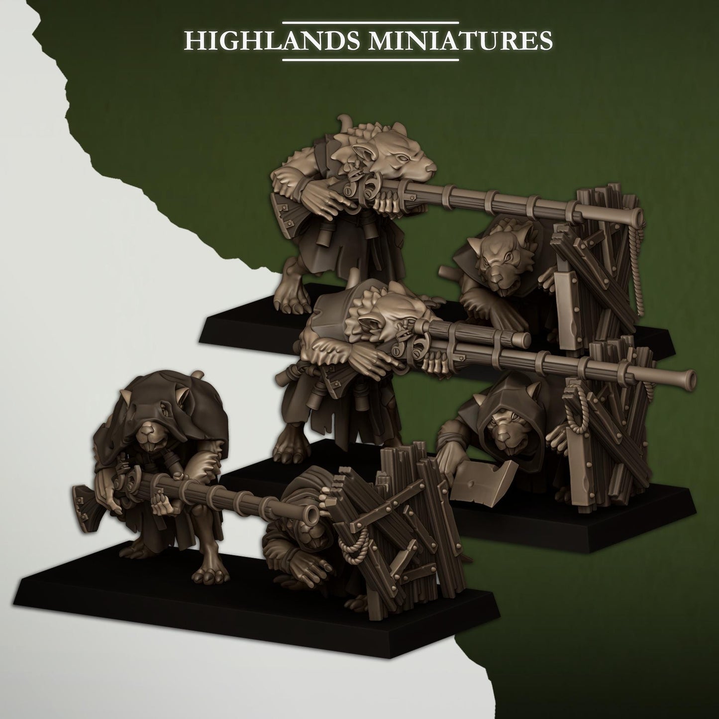 Sewer Rats Vermin Snipers | Sewer Rats Army Collection | Highland Miniatures