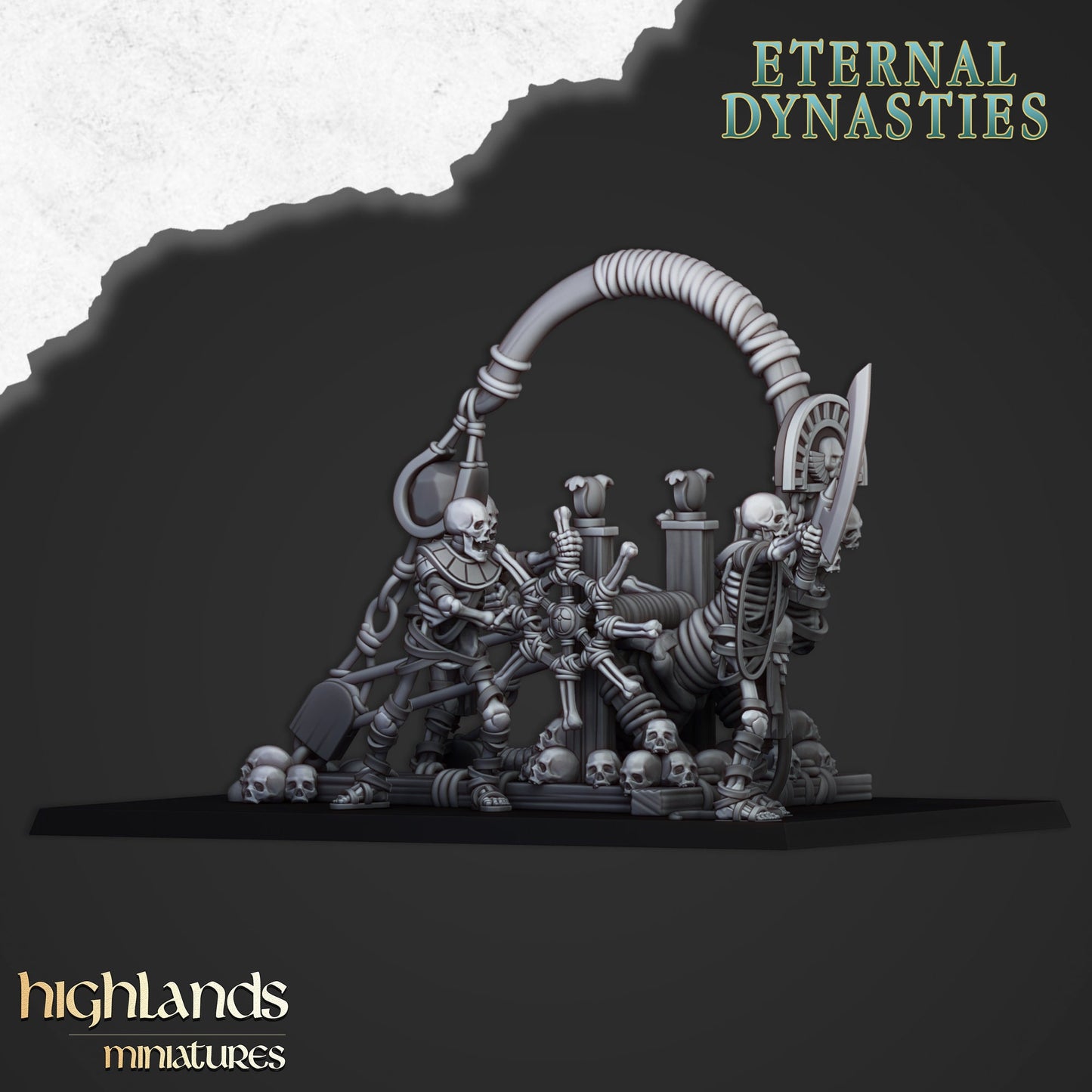 Eternal Dynasties Ancient Skeleton Stone Thrower