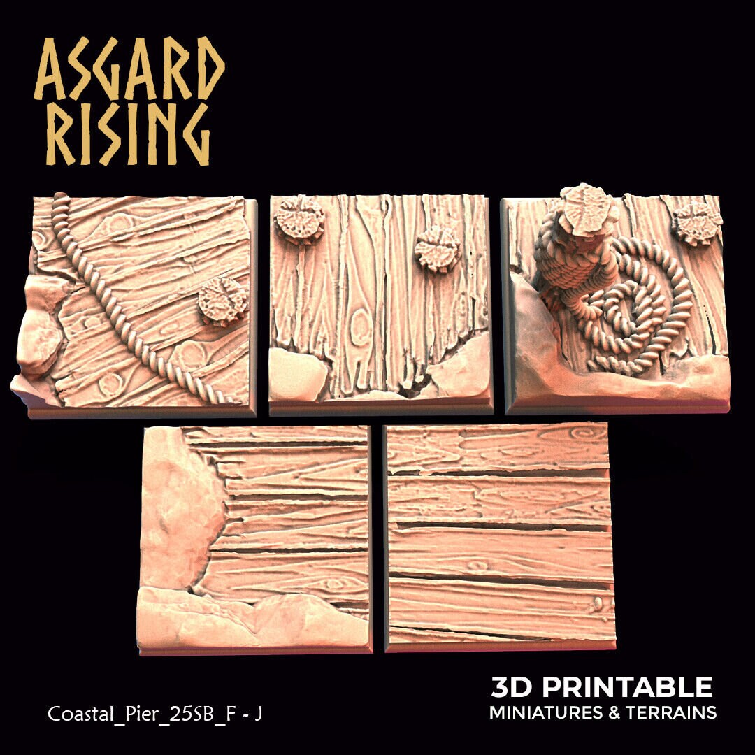 Harbour Themed Scenic Bases for Fantasy Wargaming