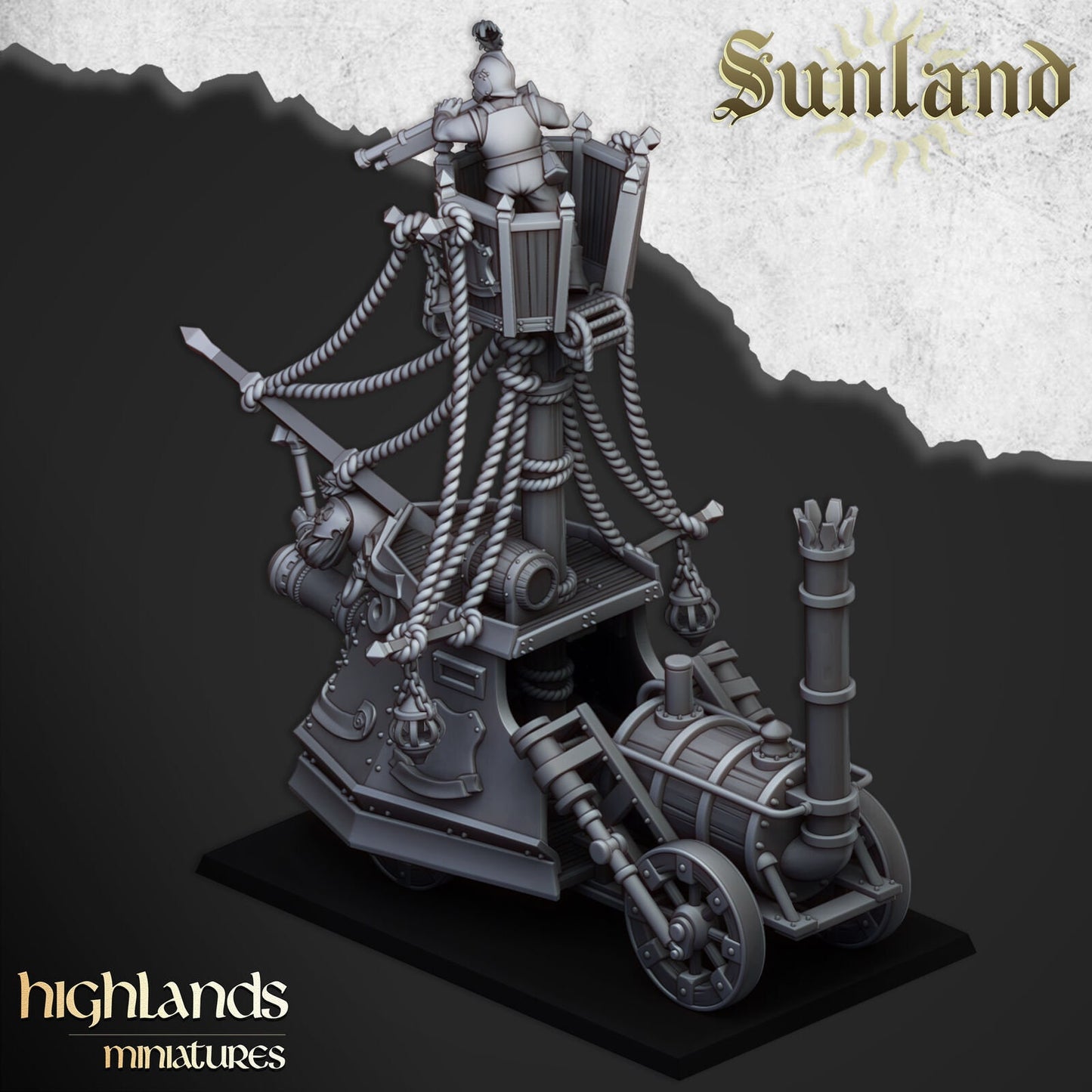 Sunland Ironclad Landship | Sunland Army Collection | Highland Miniatures