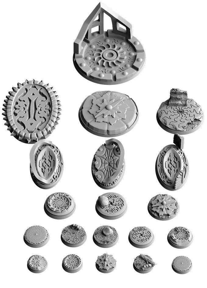 Mystical Elf Palace Scenic Bases for Fantasy Wargaming