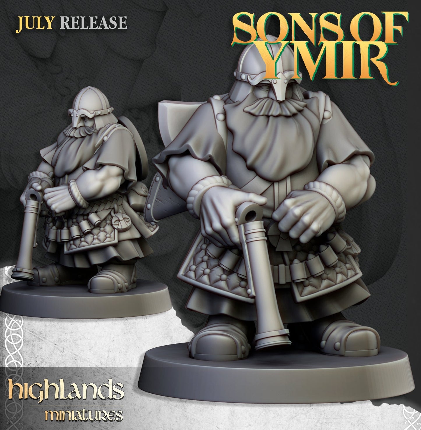 Dwarf Marksmen & Gunners | Sons of Ymir | Highland Miniatures