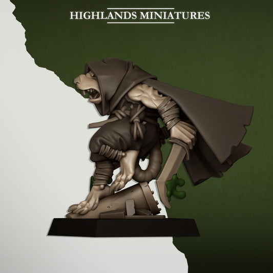 Sewer Rats Vermin Assassins | Sewer Rats Army Collection | Highland Miniatures