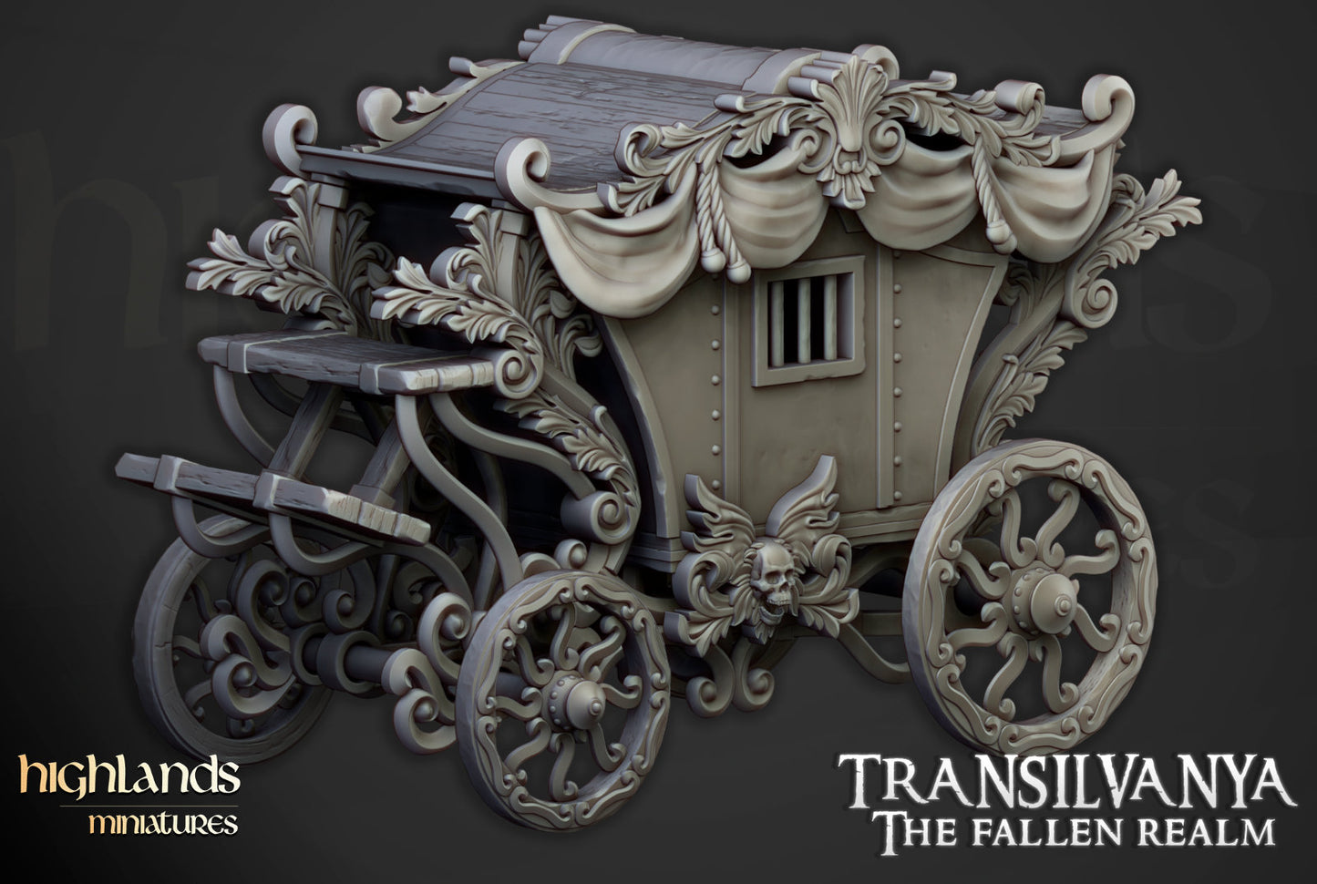 Transilvanya Spectral Coach | Transilvanya Army Collection | Highland Miniatures