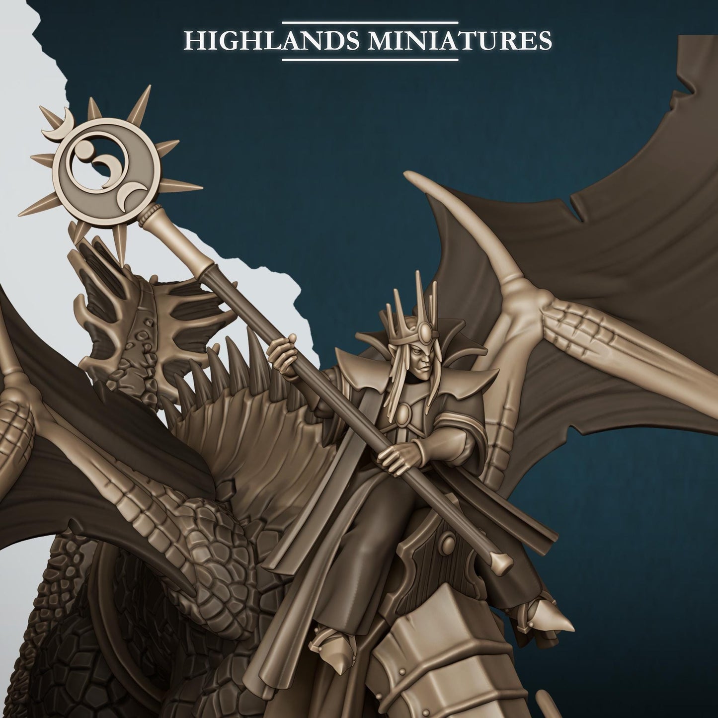 Aegean Elves Mage on Dragon