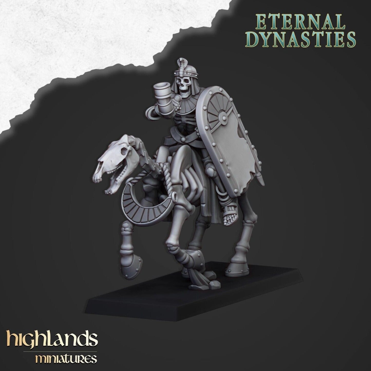 Eternal Dynasties Skeleton Cavalry with Spears
