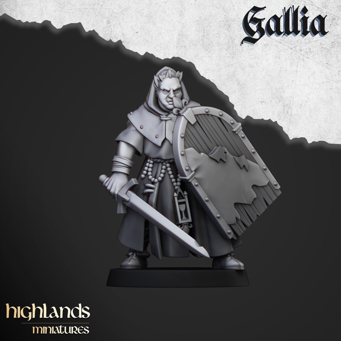 Reliquary with Pilgrims of Gallia | Gallia Army Collection | Highland Miniatures