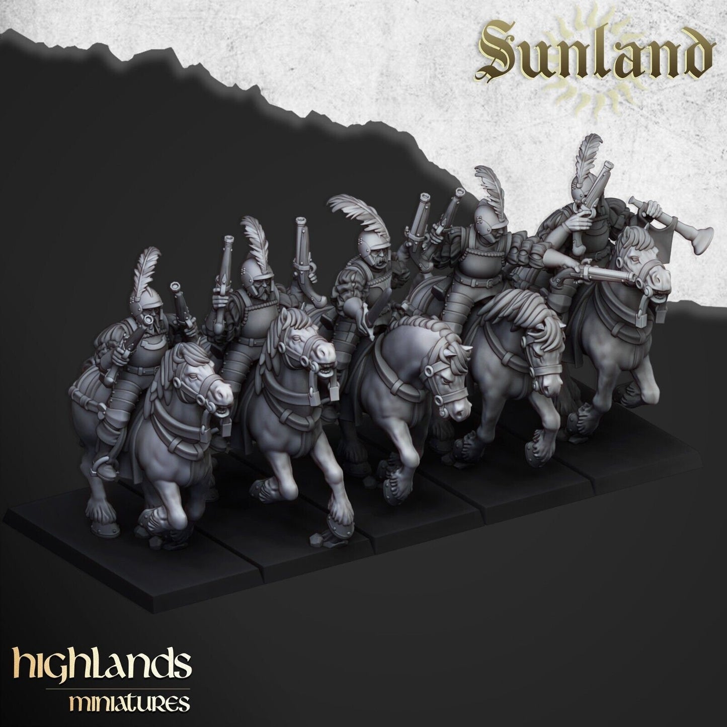 Sunland Imperial Pistoleers | Sunland Army Collection | Highland Miniatures