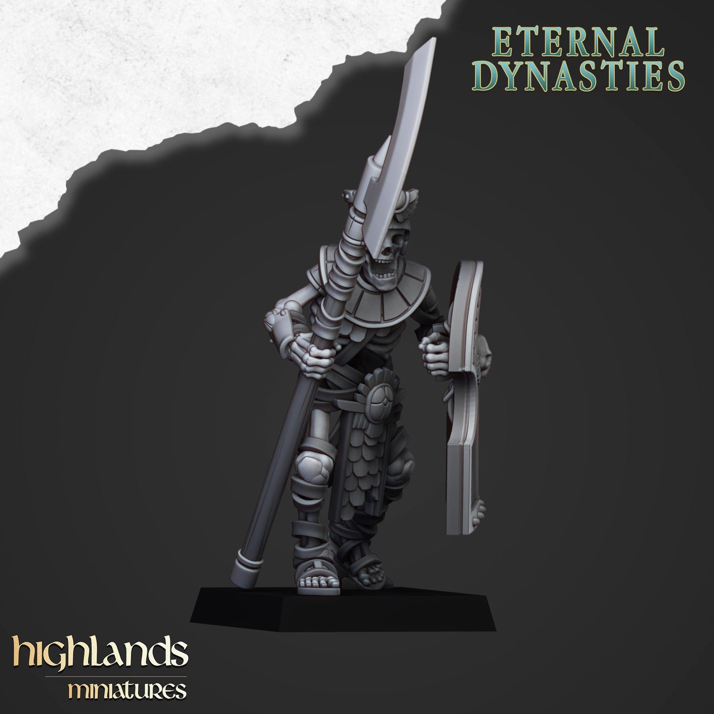 Eternal Dynasties Ancient Guard Warriors with Halberds