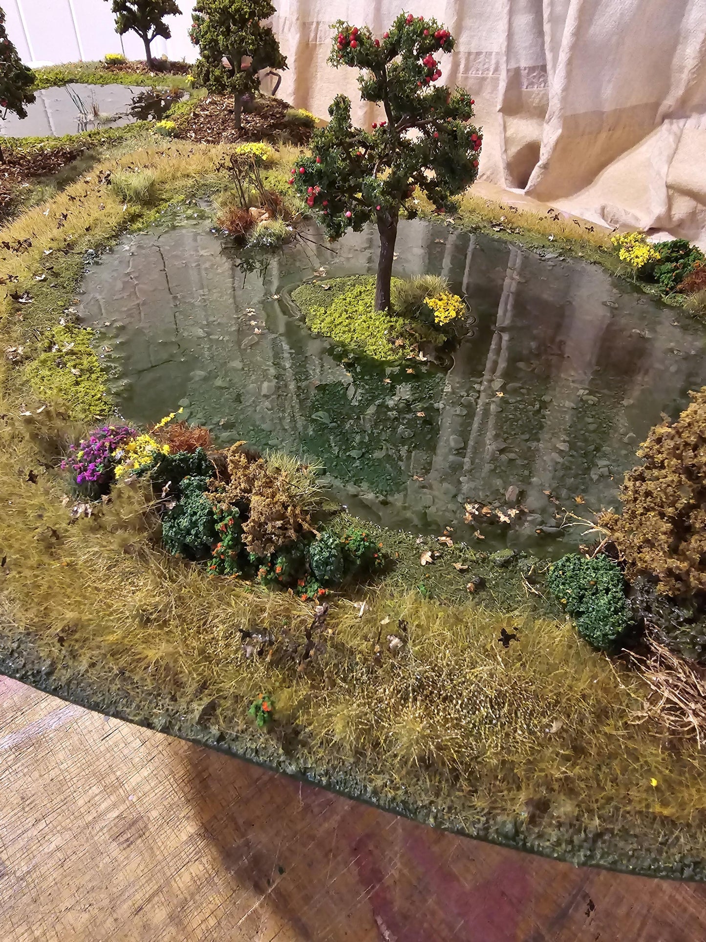 Handcrafted Wargaming Pond Terrain