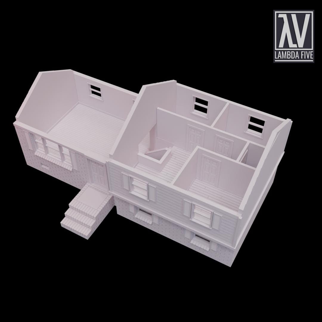 The Jacksons | North American Timber House Wargaming Terrain | MTG Terrain & Scenery