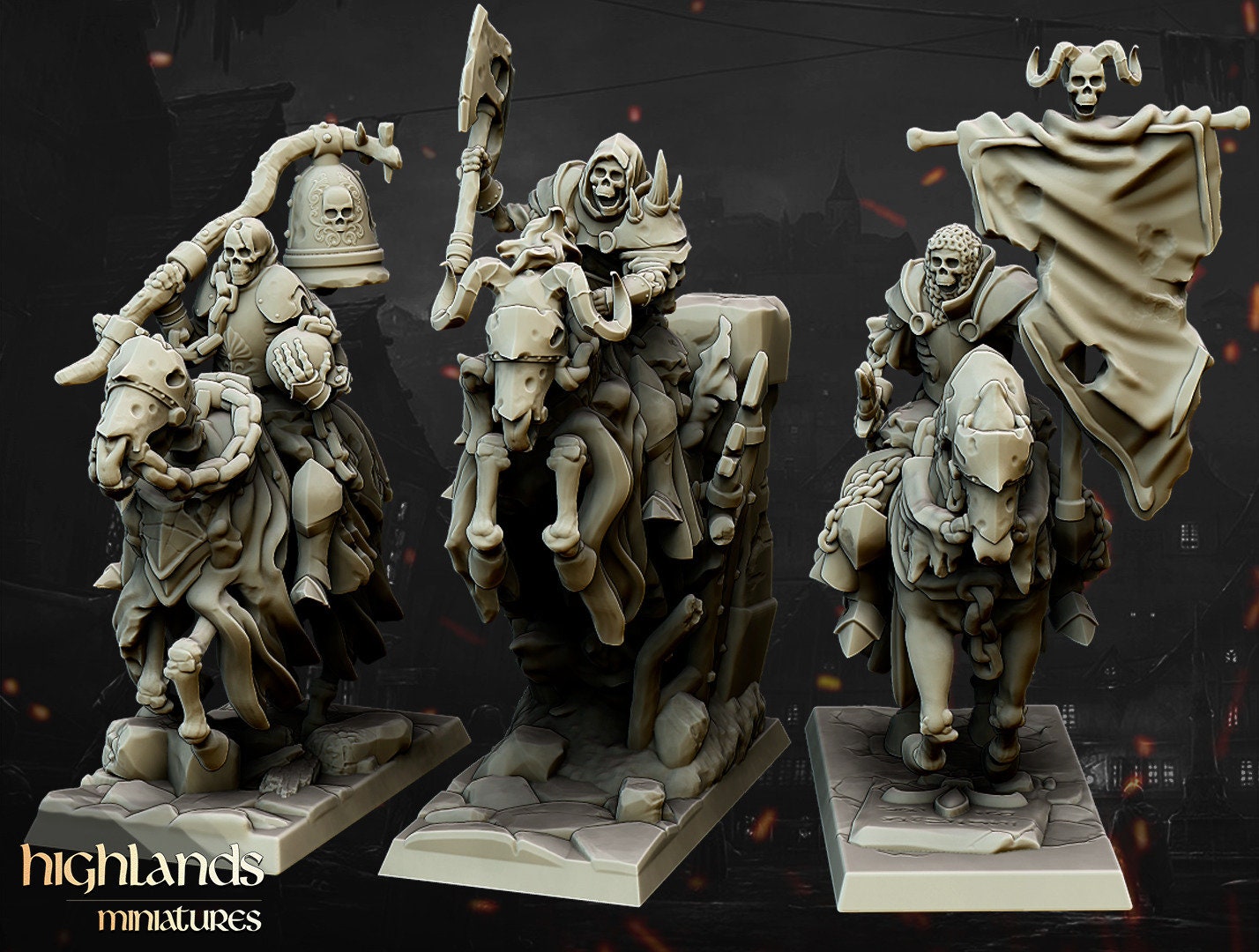 Transilvanya Dark Knights | Transilvanya Army Collection | Highland Miniatures