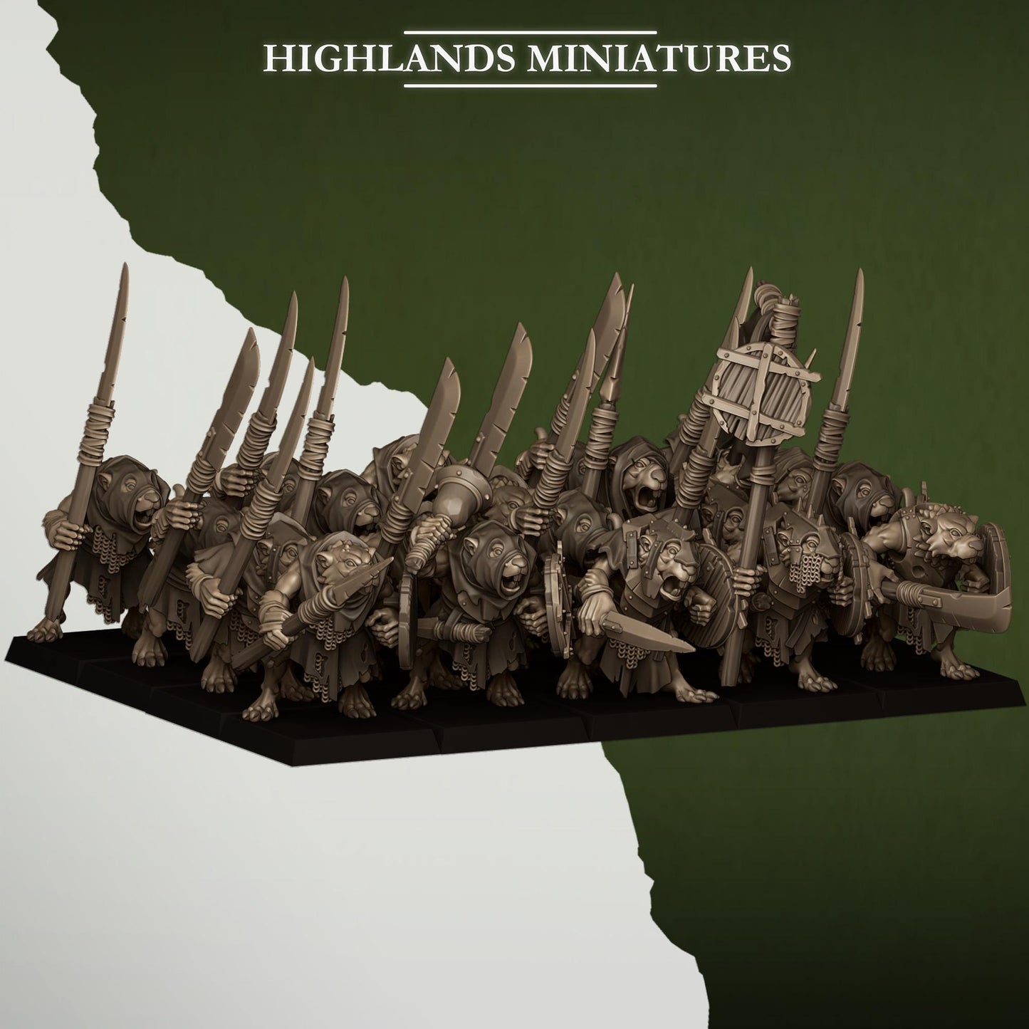 Sewer Rats Regiment | Sewer Rats Army Collection | Highland Miniatures