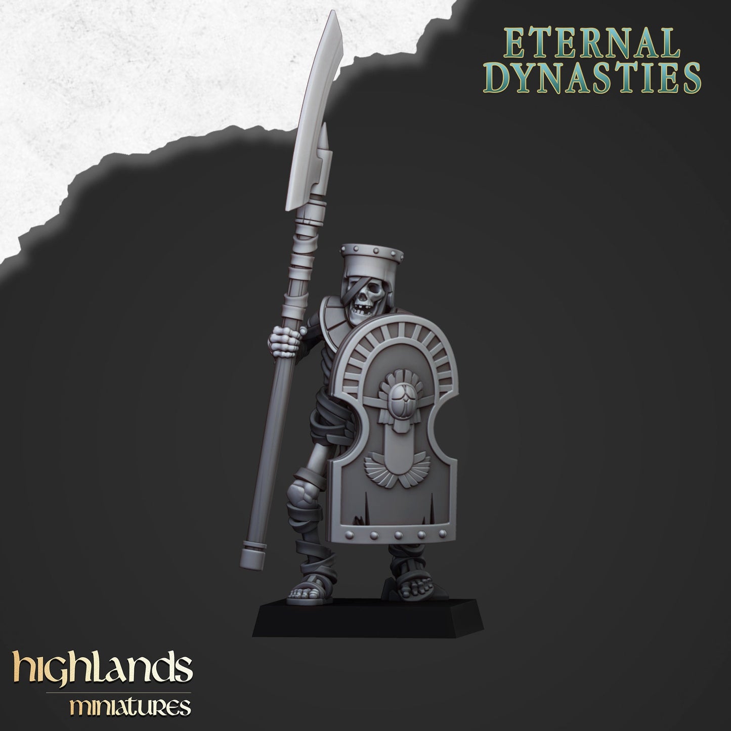 Eternal Dynasties Ancient Guard Warriors with Halberds