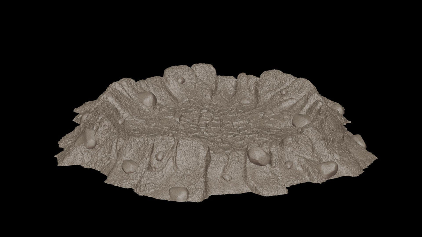 Battlefield Blast Craters | WW1 WW2 & Sci-Fi Wargaming Terrain | MTG Terrain & Scenery