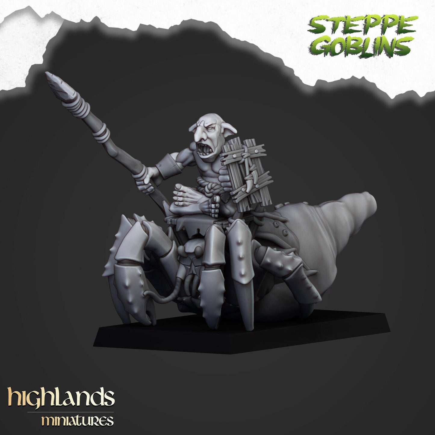 Steppe Goblin Crab Riders – Orc & Goblin Cavalry Regiment
