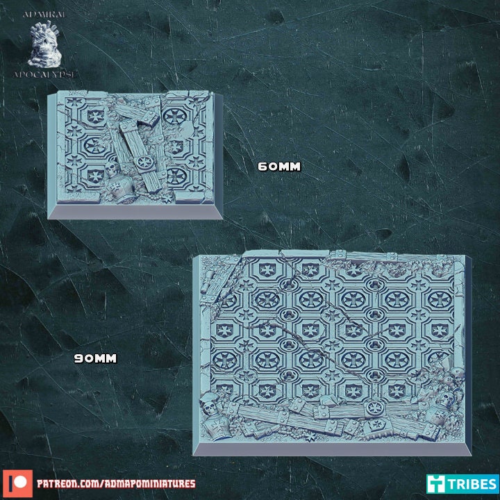 Crusader Square Scenic Bases | Medieval Holy War Wargaming Bases | Admiral Apocalypse