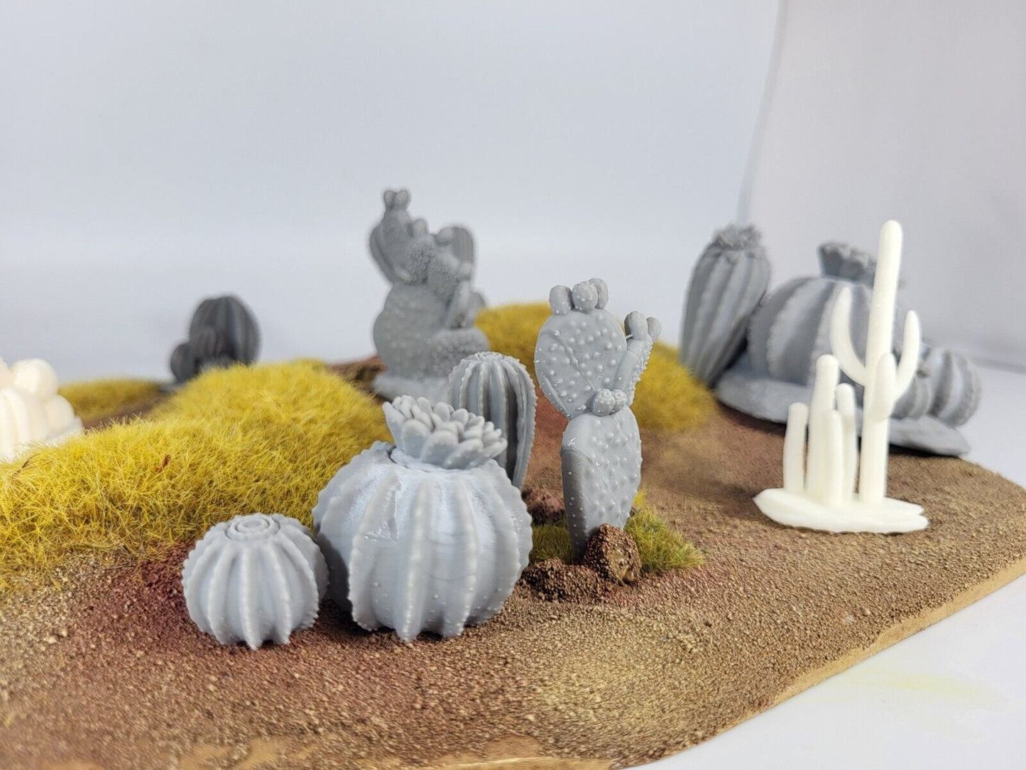 Giant Cacti Scatter Terrain | Desert Wargaming Scenery | Admiral Apocalypse