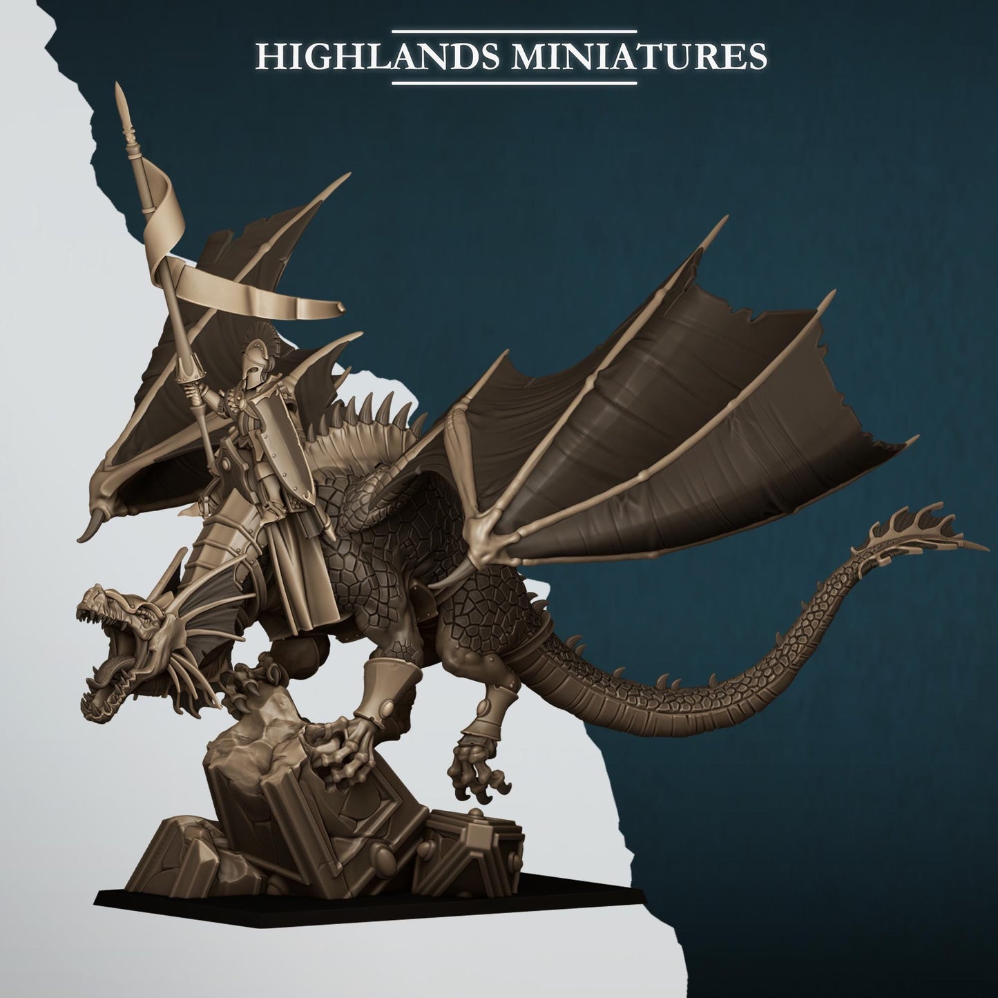 Aegean Elves Prince on Dragon