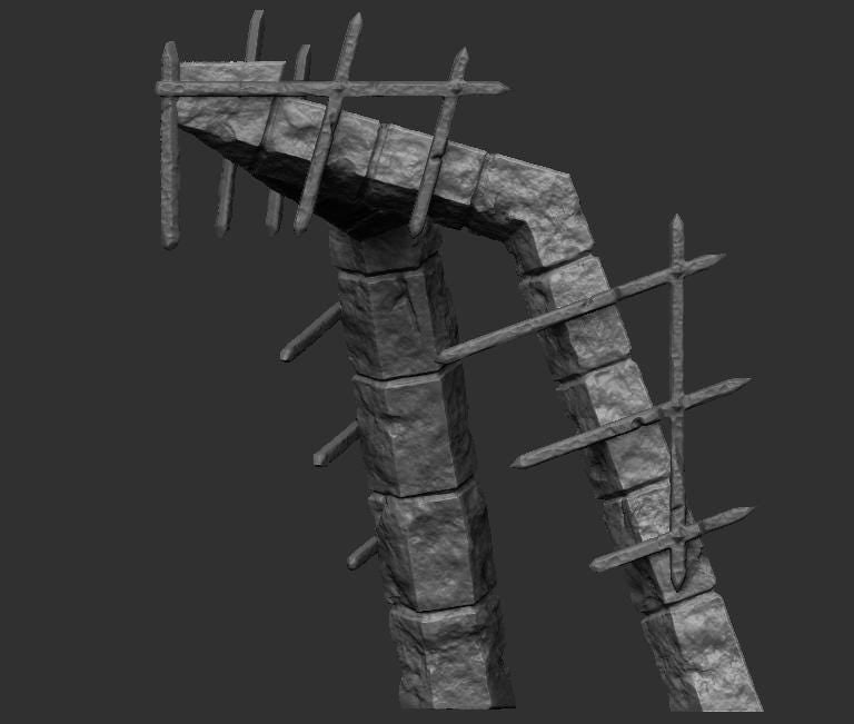 Slice & Slot Desolate Dungeons - Arches and Doors