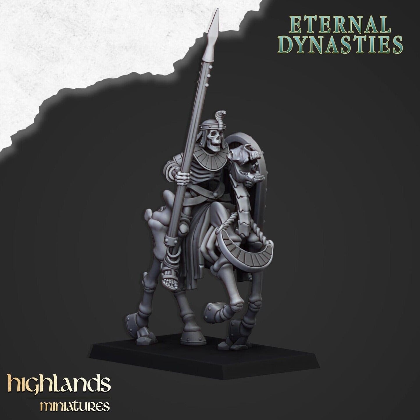 Eternal Dynasties Skeleton Cavalry with Spears