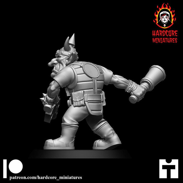 Retro Space Gobbos | 10 Modular Sci-Fi Goblin Miniatures | Hardcore Miniatures