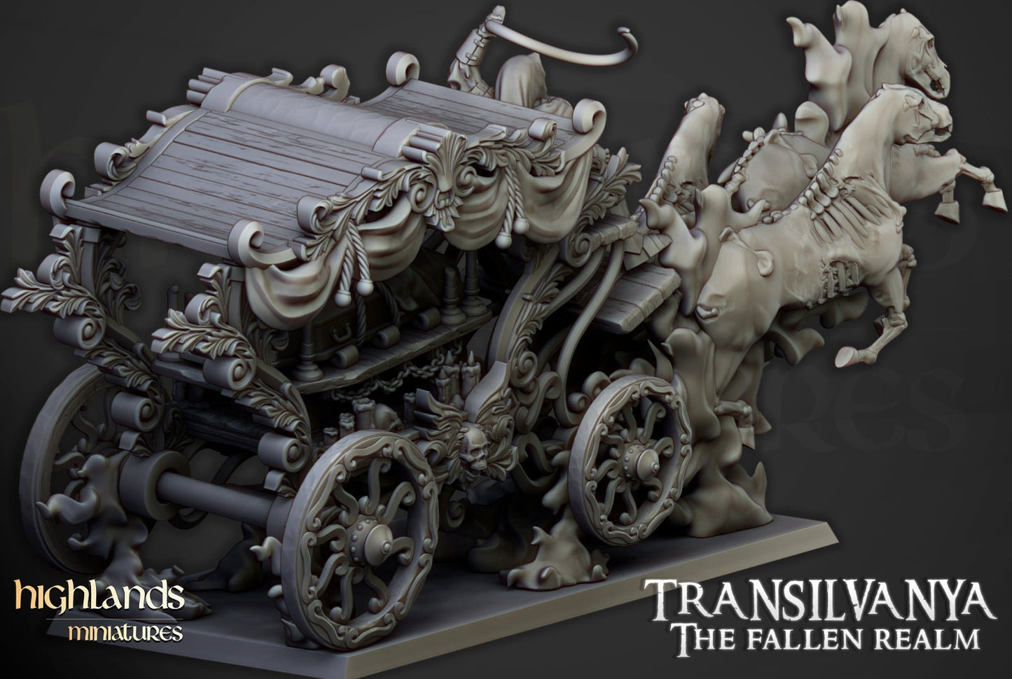 Transilvanya Spectral Coach | Transilvanya Army Collection | Highland Miniatures