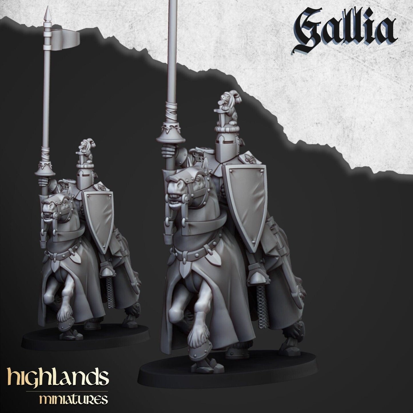 Knights of Gallia | Gallia Army Collection | Highland Miniatures