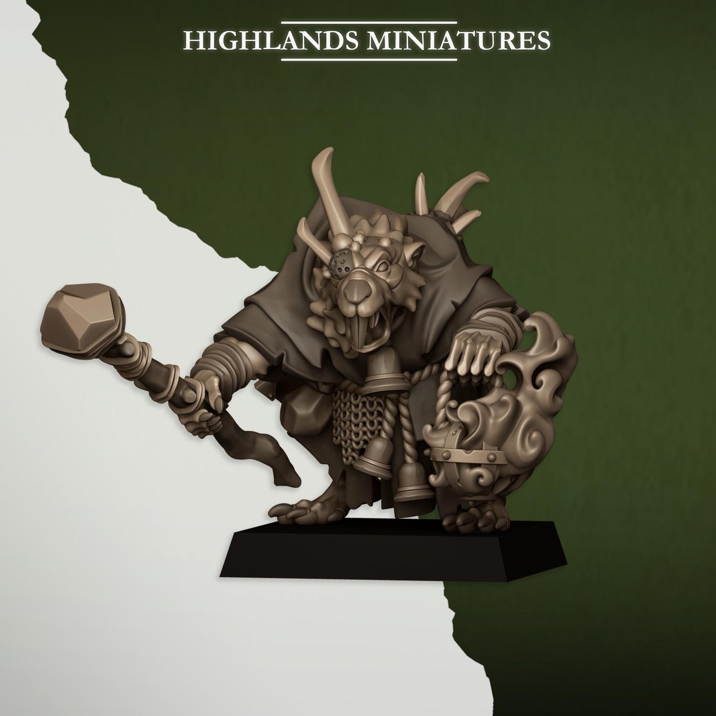 Sewer Rats Vermin Pastor | Sewer Rats Army Collection | Highland Miniatures