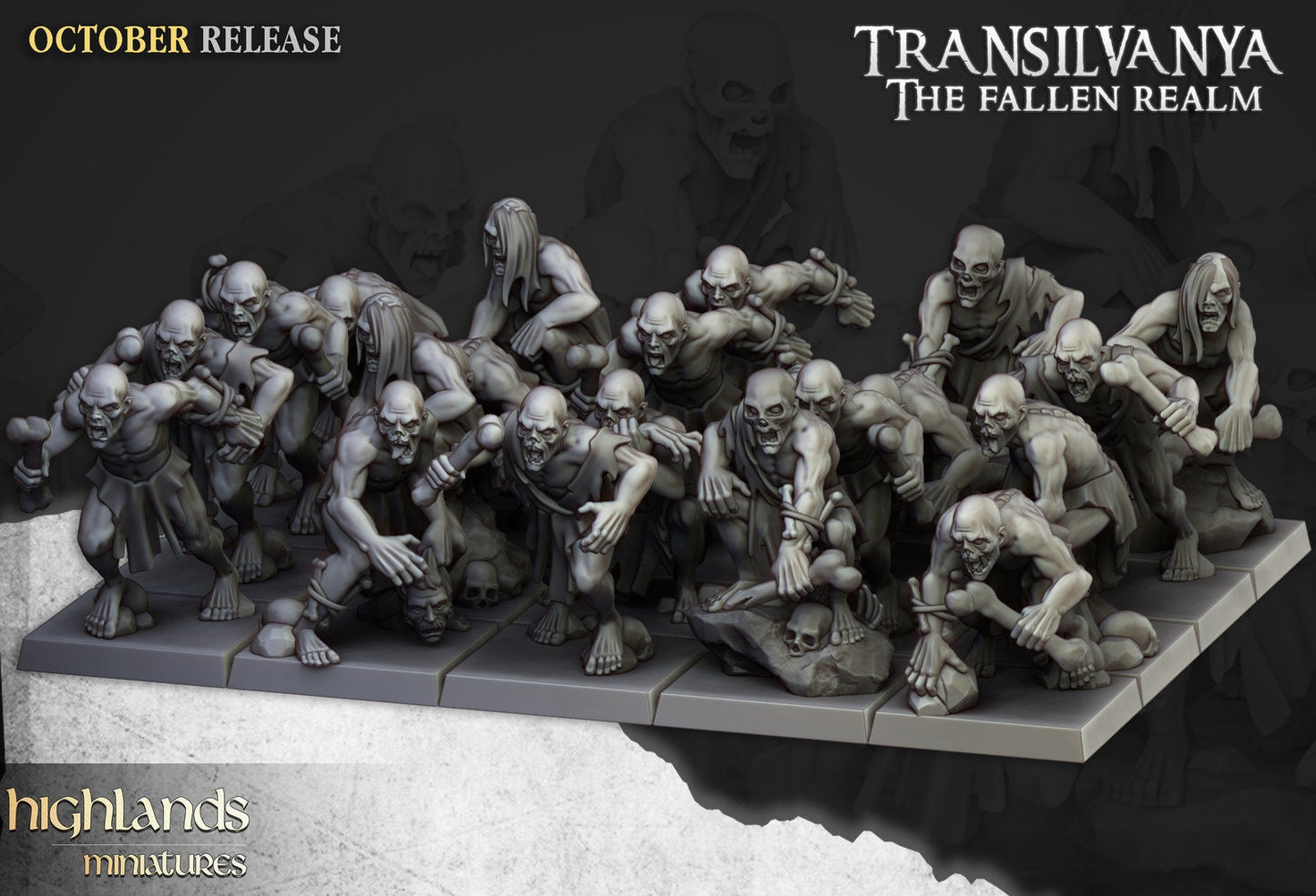 Transilvanya Ghouls | Transilvanya Army Collection | Highland Miniatures