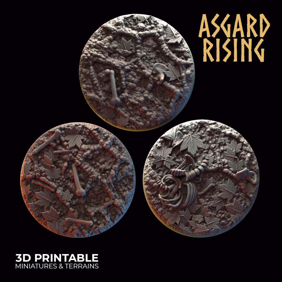 Ritual Death Grounds Scenic Bases for Fantasy Wargaming