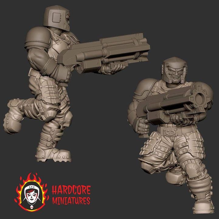 Retro Space Fighters | Hollywood Sci-Fi Original Heroes Wargaming Miniatures | Hardcore Miniatures