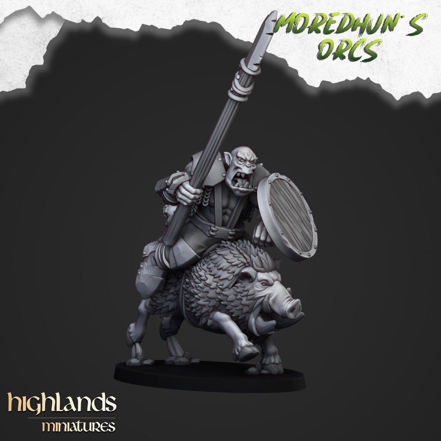 Moredhun's Orc Boar Boys – Mounted Spear Cavalry